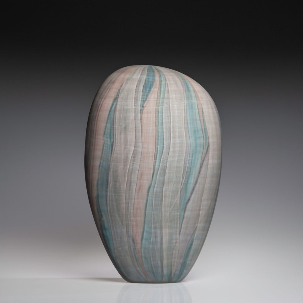 QUIET SHIFTING, BLUE AND CORAL | 32239