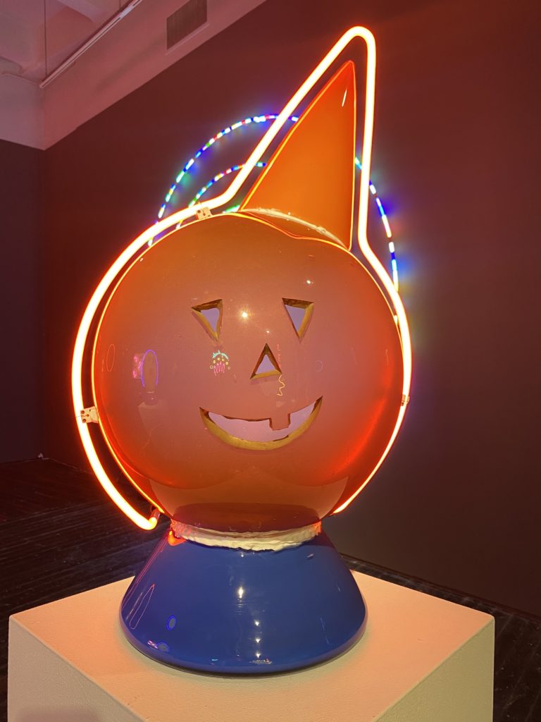 PUMPKIN FACE NEON HEAD | 32464