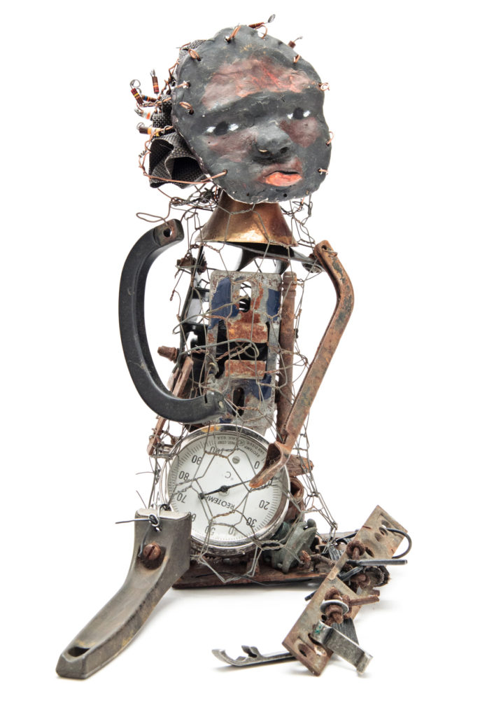 Marita Dingus | Face Time - Traver Gallery | 2020 | Ceramic & Mixed Media