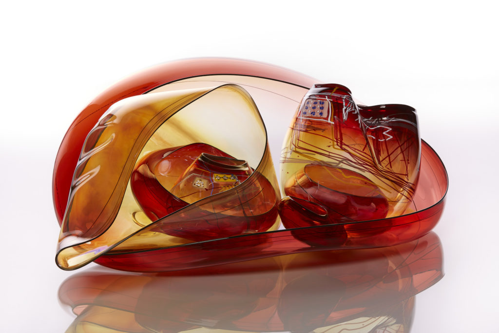 GARNET FLAME BASKET SET | 33514