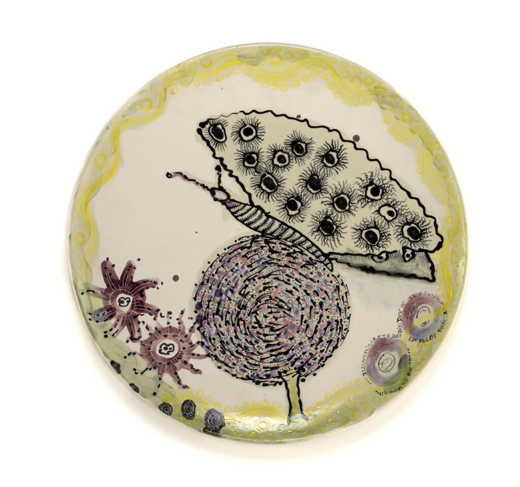 PUFF BALL WITH BUTTERFLY | 34273