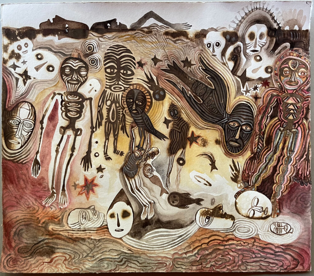 FOLKTALE WITH ANGELS AND COMETS | 34586