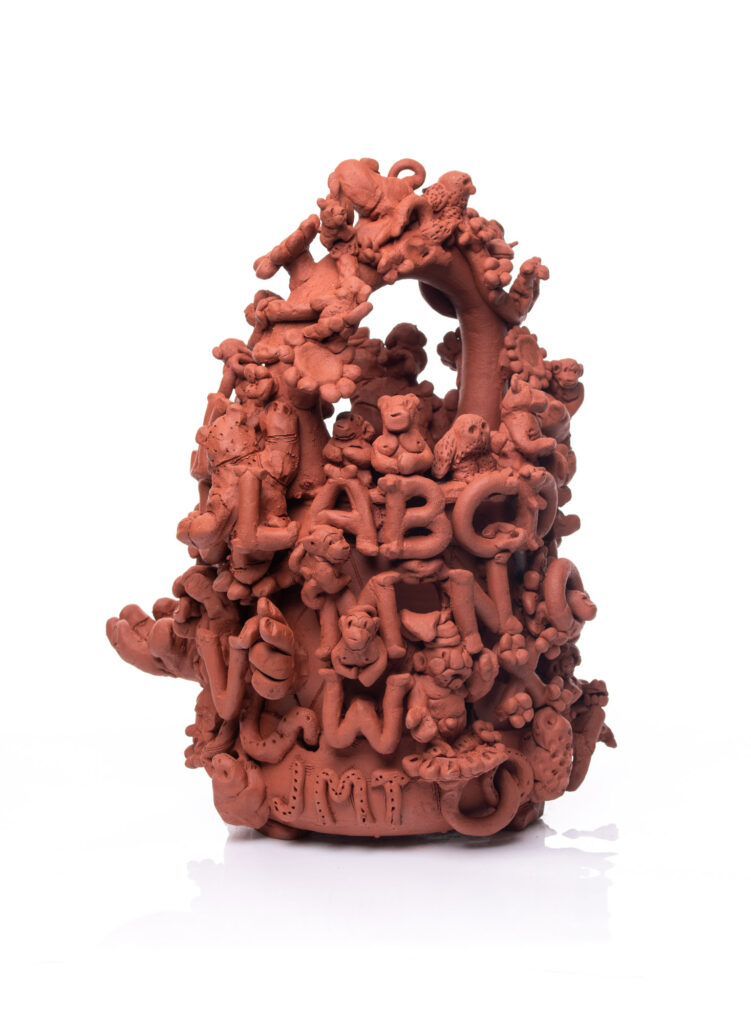 TERRACOTTA ALPHABET BUCKET  | 34666