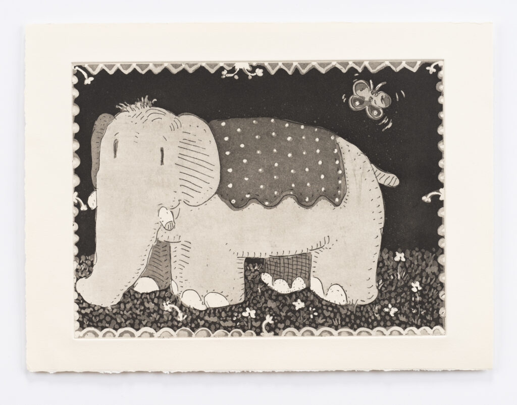 ELEFANT AND BUTTERFLY  | 34679