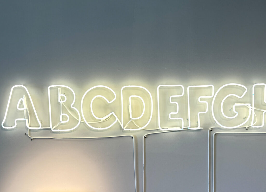 NEON ALPHABET #1 | 34726