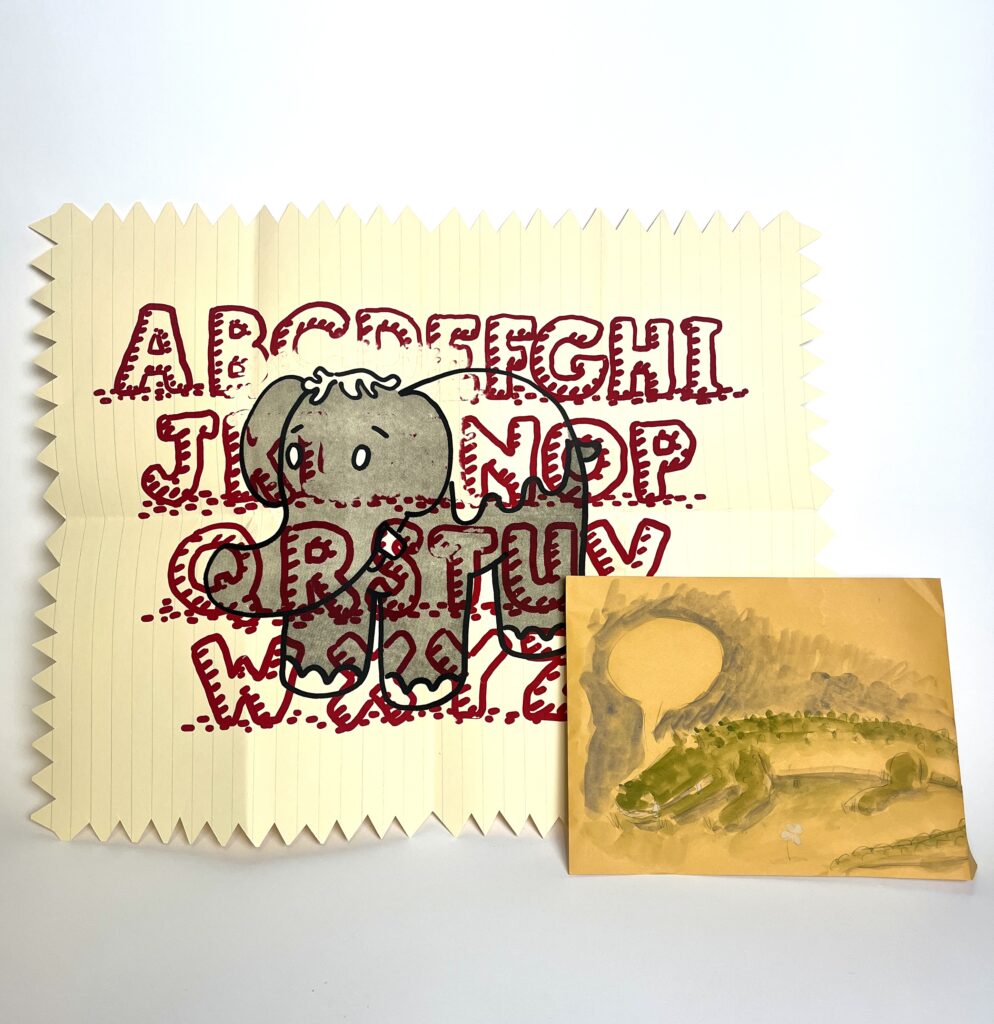 ALLIGATOR ENVELOPE WITH POSTER INSIDE  | 34799