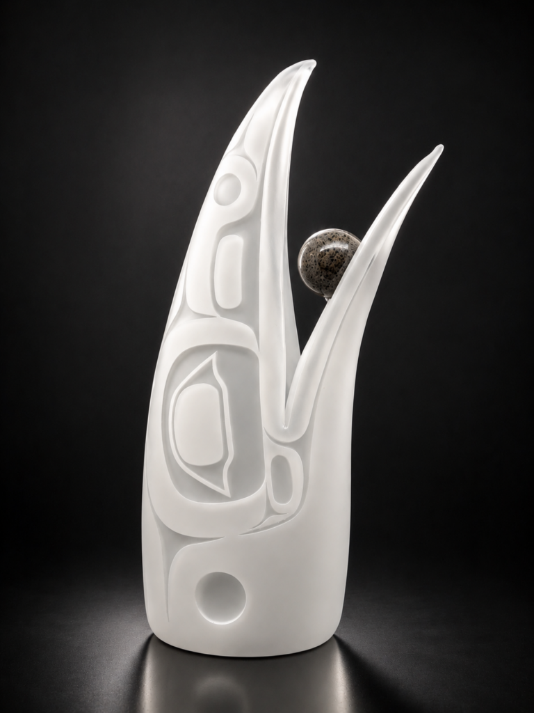 RAVEN MADE FROM STONE  | 35845
